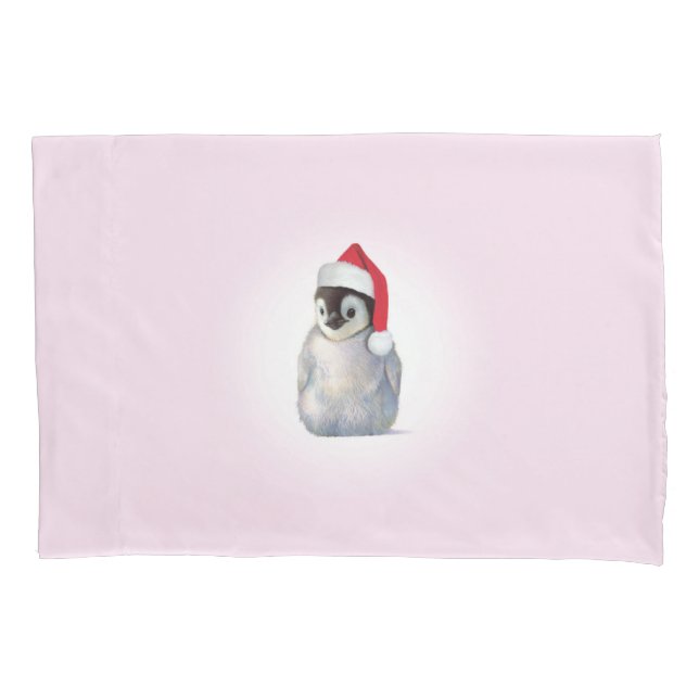 WeihnachtsZoo Babies Penguin Pillow Fall Kissenbezug (Vorderseite)