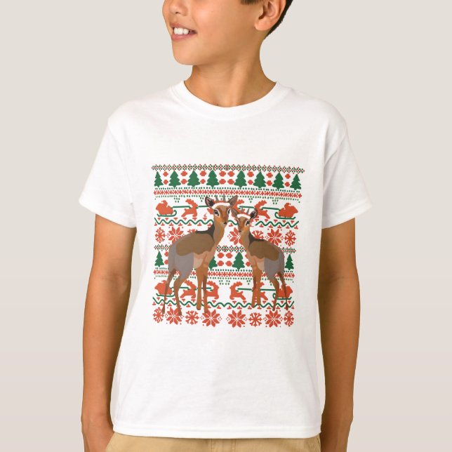 WeihnachtsZoo Dik Dik T-Shirt (Vorderseite)