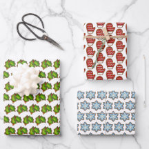 Weihnachtszucker Cookies Holly Mitten Snowflake