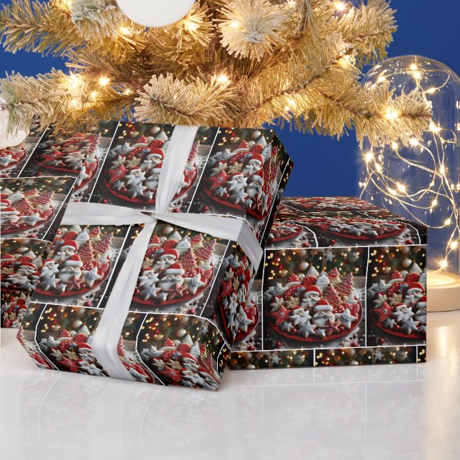Weihnachtszucker Geschenkpapier (Feiertage)