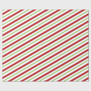 Weihnachtszuckerstange-Streifen Geschenkpapier