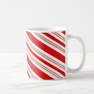 Weihnachtszuckerstange-Streifen Kaffeetasse