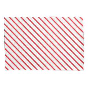 Weihnachtszuckerstange Stripes Muster Kissenbezug