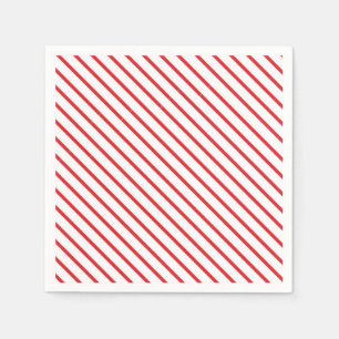 Weihnachtszuckerstange Stripes Muster Serviette
