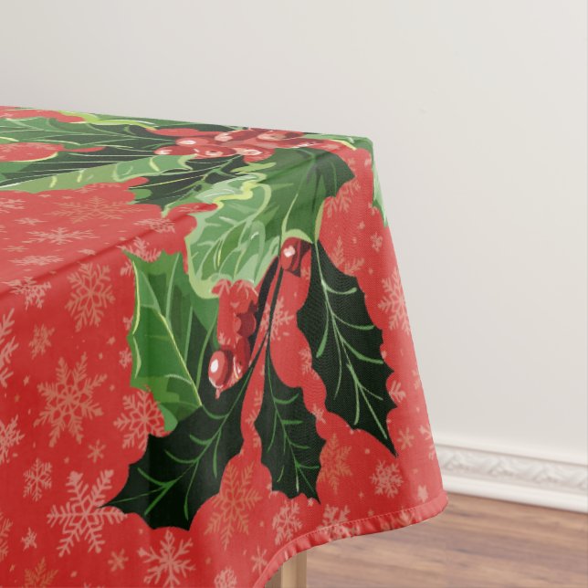 Weihnachtszug auf Rot Tischdecke (Beispiel)