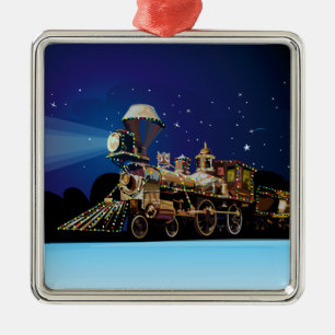 Weihnachtszug Ornament Aus Metall