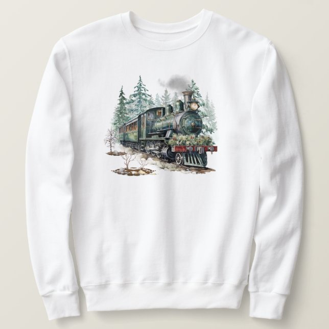 Weihnachtszug Sweatshirt (Design vorne)