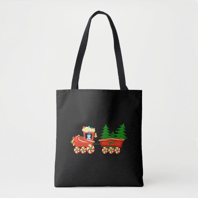 Weihnachtszug Tasche (Vorderseite)