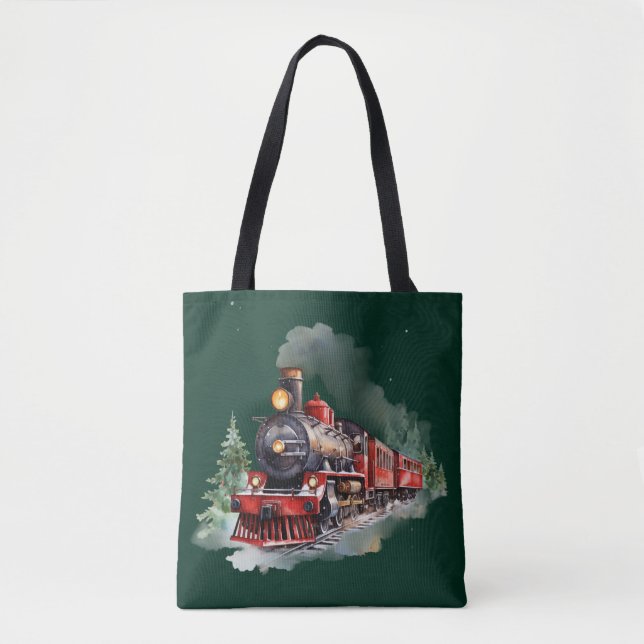 Weihnachtszug Tasche (Vorderseite)