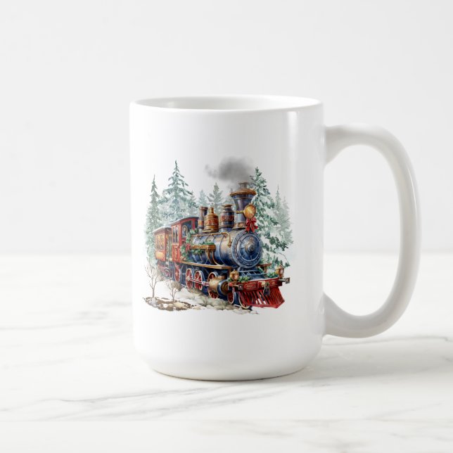 Weihnachtszug-Tasse Kaffeetasse (Rechts)