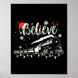 Weihnachtszug Weihnachten Glauben Polar Express Xm Poster