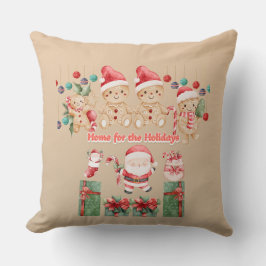 Weihnachtszuhause -Santa Claus Kissen