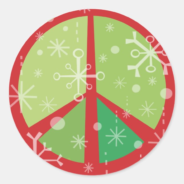 Weihnachtszustände SIgn STICKERS (Vorderseite)