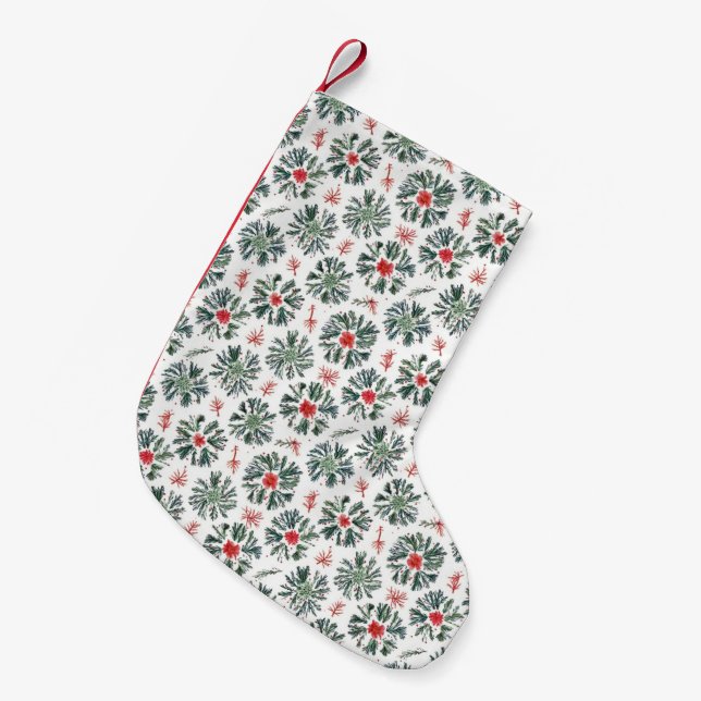Weihnachtszweige Kleiner Weihnachtsstrumpf (Vorderansicht (hängend))