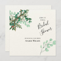 Weihnachtszweige Rote und Grüne Dusche