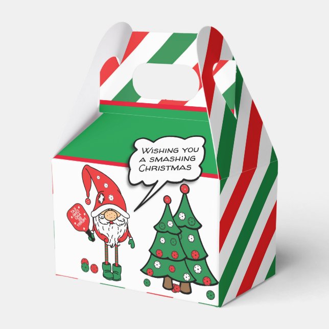 Weihnachtszwerge, maßgeschneiderte Textpassagen Geschenkschachtel (Vorderseite)