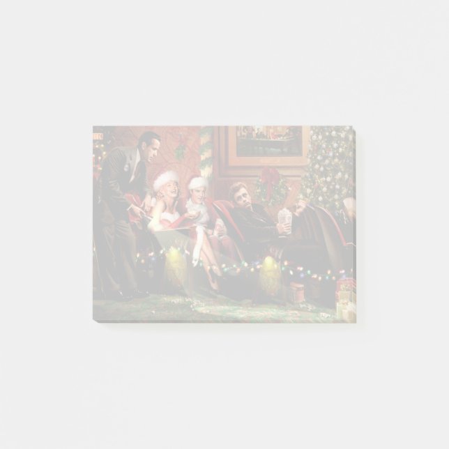 Weihnachtszwischenspiel Post-it Klebezettel (Vorderseite)