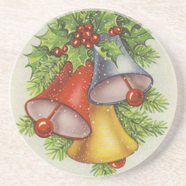 Weihnachtwünscht Jingle Bells Getränkeuntersetzer (Vorne)