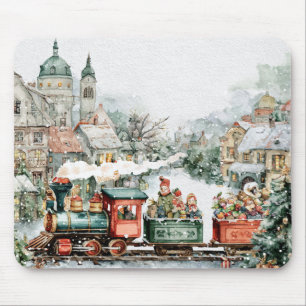 Weihnachtzug Mousepad
