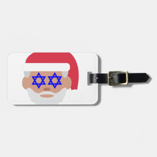 Weihnukka Weihnachtsmann Emoji Gepäckanhänger