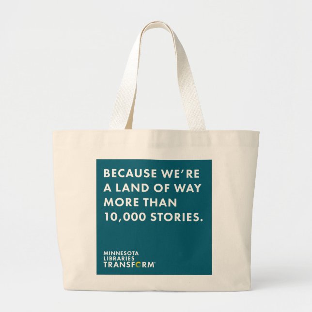 Weil 10.000 Geschichten-aquamarine Tasche (Vorne)