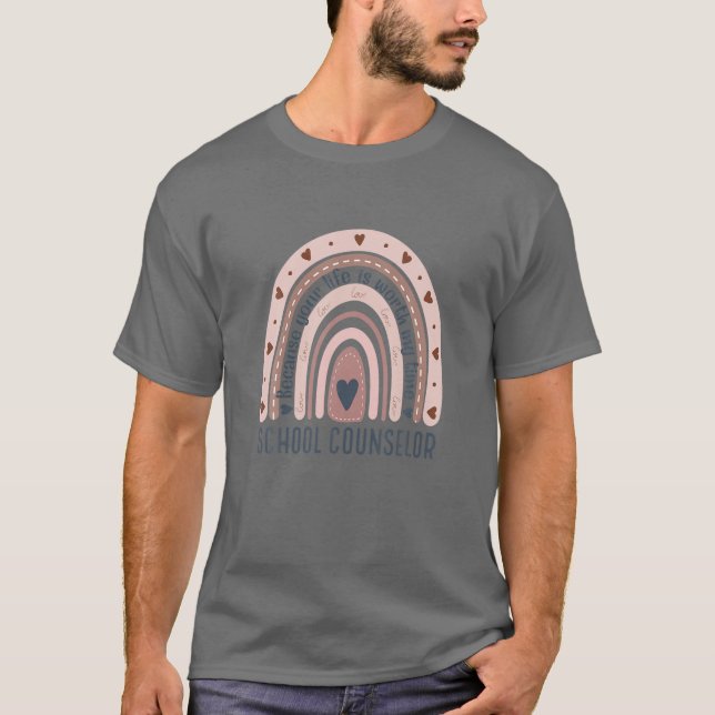 Weil dein Leben meinen Zeitschulberater wert ist T-Shirt (Vorderseite)