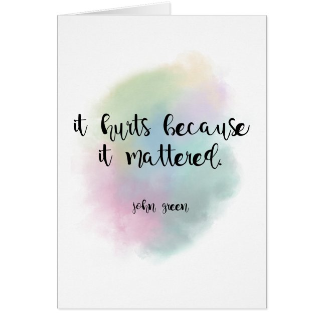 Weil es wichtig war (Vorne)