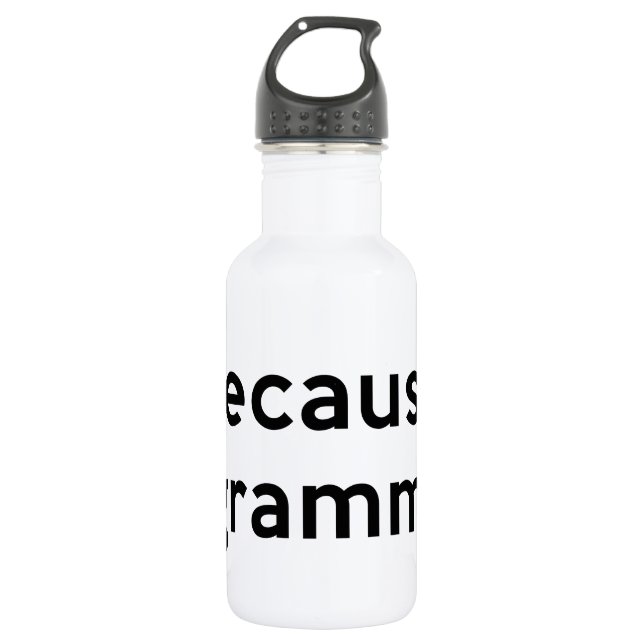 Weil Grammar Trinkflasche (Vorderseite)