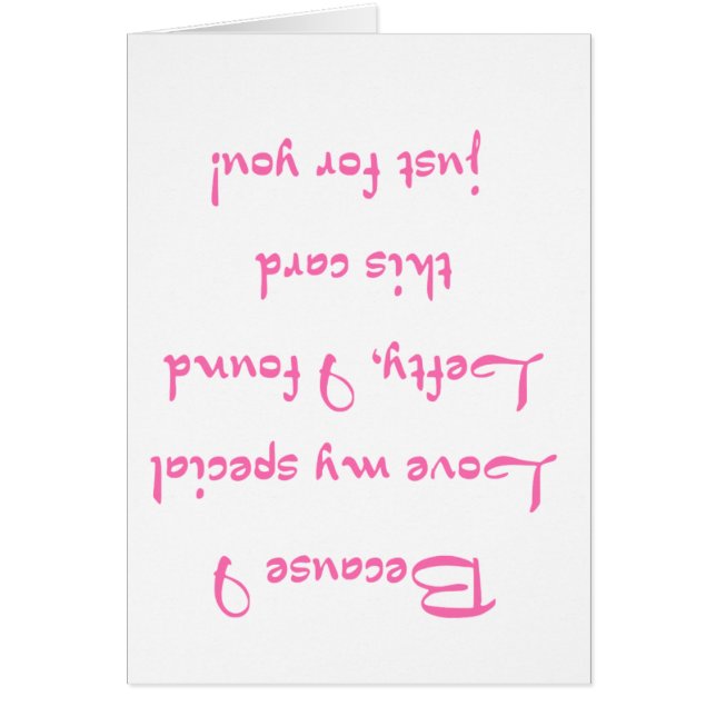 Weil i-Liebe - Rosa (Vorne)