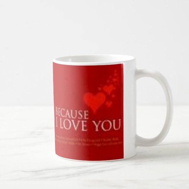 weil i-Liebe Sie Kaffeetasse (Rechts)