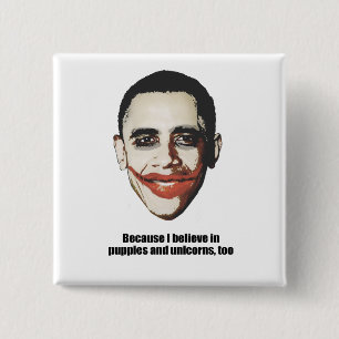 Weil ich an Welpen und Einhörner glaube, auch Button