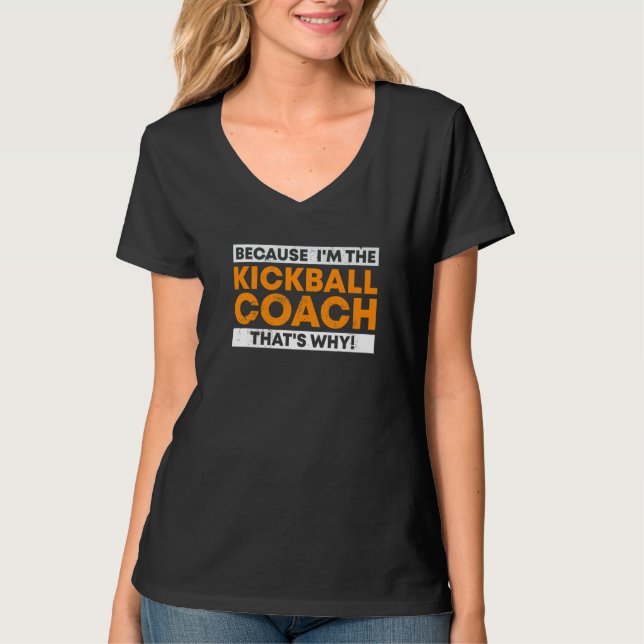 Weil ich der Kickball-Trainer bin, ist das der Gru T-Shirt (Vorderseite)