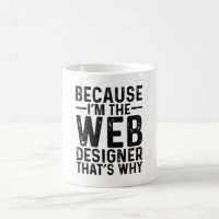 Weil ich der Web-Designer bin, ist das der Grund