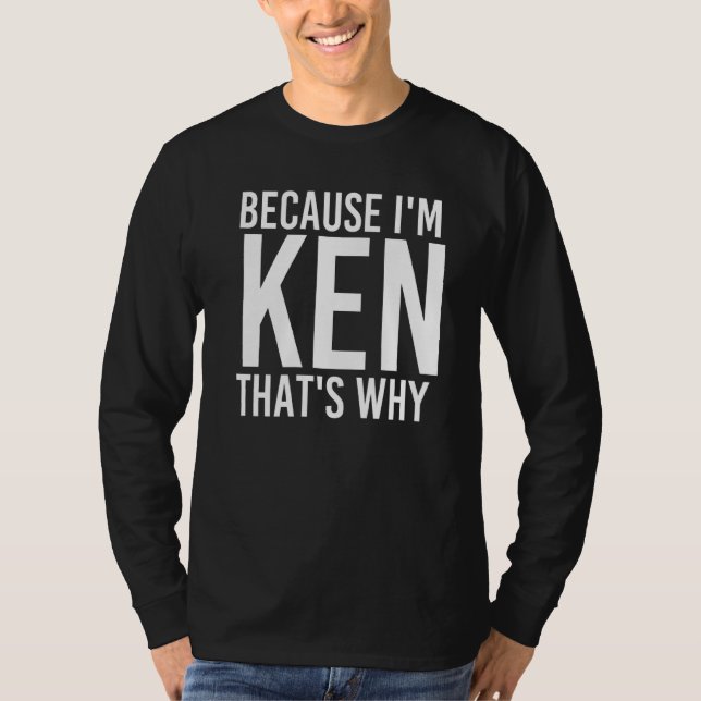 Weil ich weiß, das ist, warum Spaß lustige Ideen T-Shirt (Vorderseite)