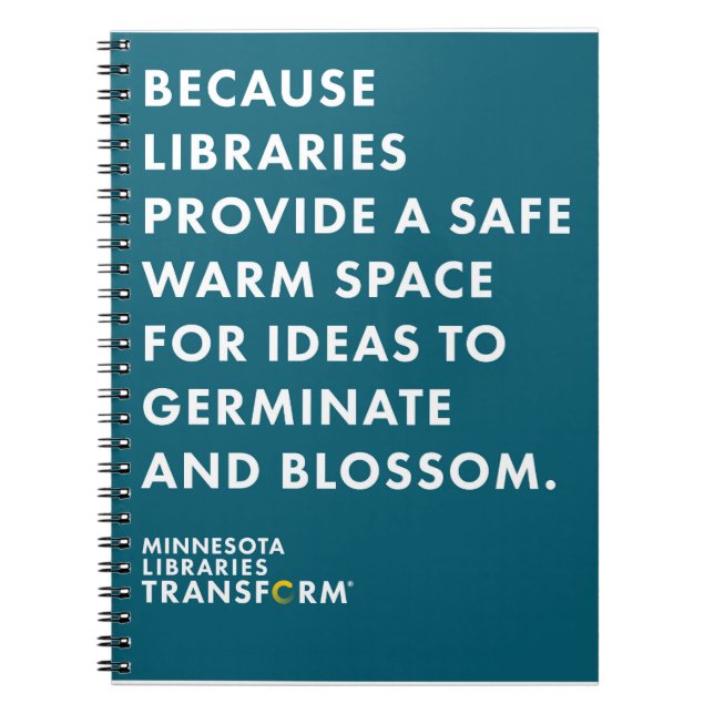 Weil Ideen-gewundenes Notizbuch Notizblock (Vorderseite)