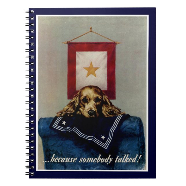 Weil jemand sprach notizblock (Vorderseite)