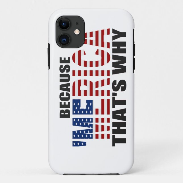 WEIL MERICA DESHALB US Flagge iPhone 5 Fall Case-Mate iPhone Hülle (Rückseite)