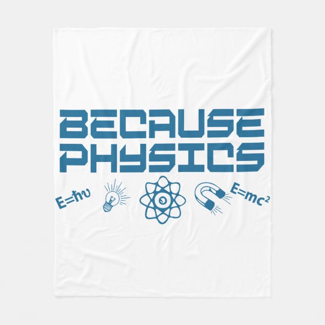 Weil Physik Fleecedecke (Vorderseite)