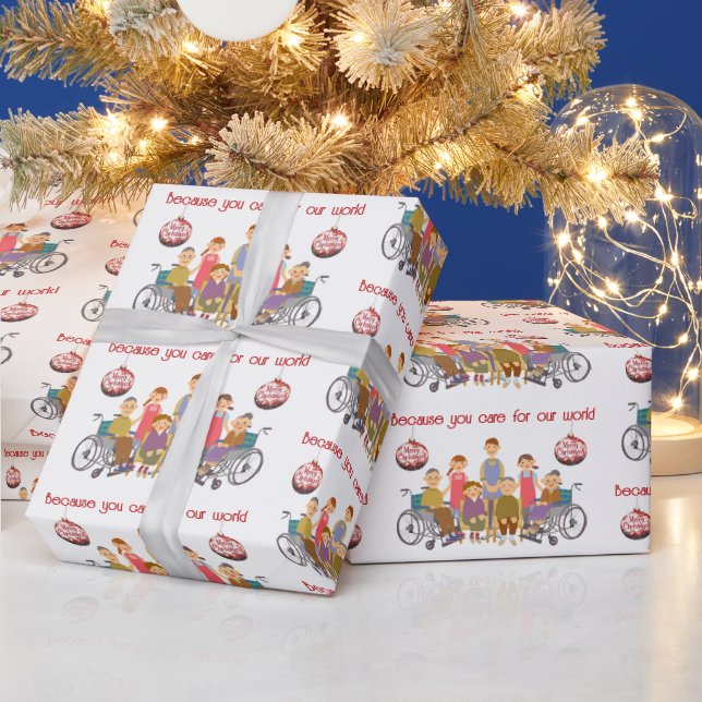 Weil Sie sich kümmern Weihnachtspapier Geschenkpapier (Feiertage)
