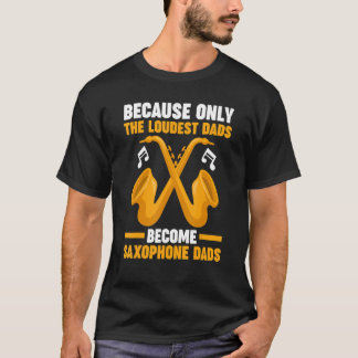 weil Vads Saxophon Saxophon musikalisch in T-Shirt