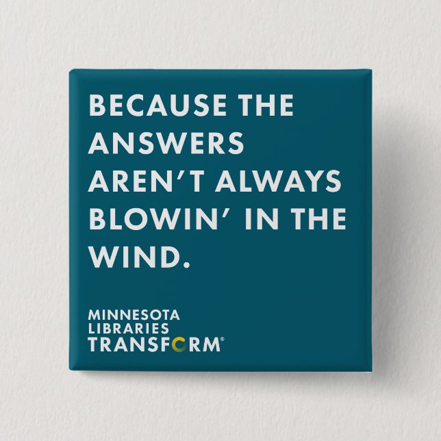 Weil Wind-aquamariner Knopf Button (Vorderseite)