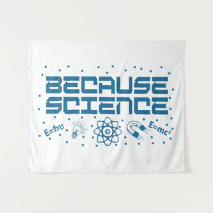 Weil Wissenschaft funny Wandteppich