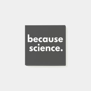 Weil Wissenschaft Post-it Klebezettel