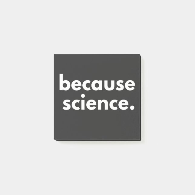 Weil Wissenschaft Post-it Klebezettel (Vorderseite)