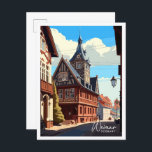 Weimar Deutschland Reisen Vintage Illustration Postkarte<br><div class="desc">Weimar Deutschland Reisen Vintage Illustration</div>