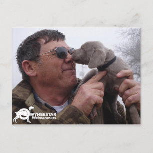 Weimar Kisses für Cliff Postkarte