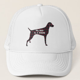 Weimaraner BESTE FREUNDIN Hat Truckerkappe
