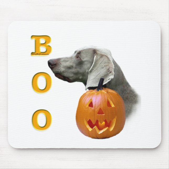 Weimaraner Boo Mousepad (Vorne)