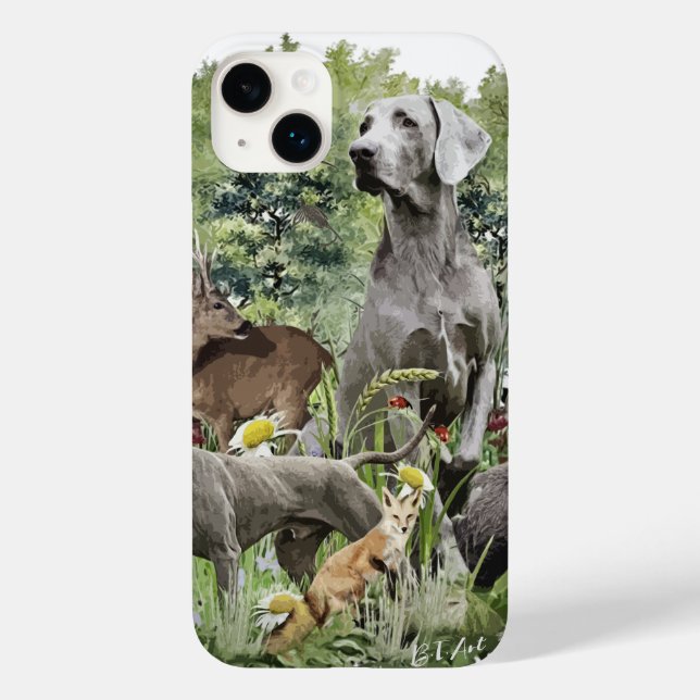 Weimaraner Case-Mate iPhone 14 Plus Hülle (Rückseite)