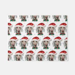 Weimaraner Dog Breed Weihnachtsstars Fußmatte